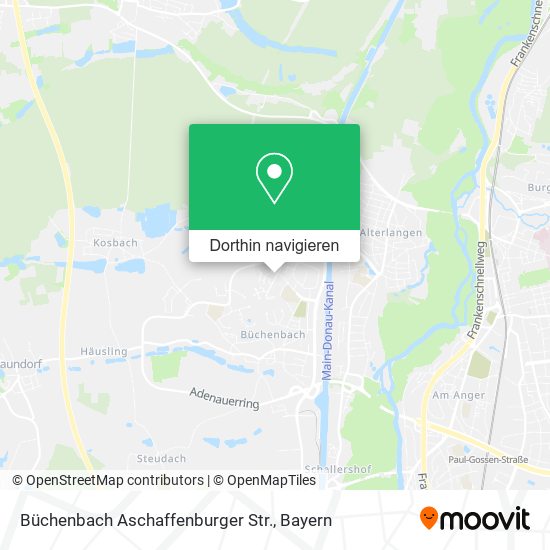 Büchenbach Aschaffenburger Str. Karte