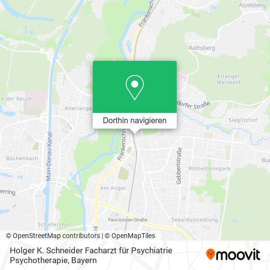Holger K. Schneider Facharzt für Psychiatrie Psychotherapie Karte