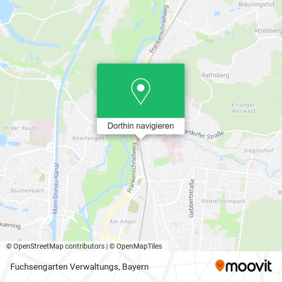 Fuchsengarten Verwaltungs Karte