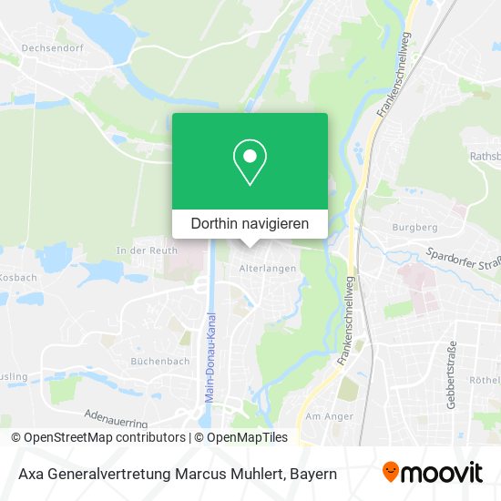 Axa Generalvertretung Marcus Muhlert Karte