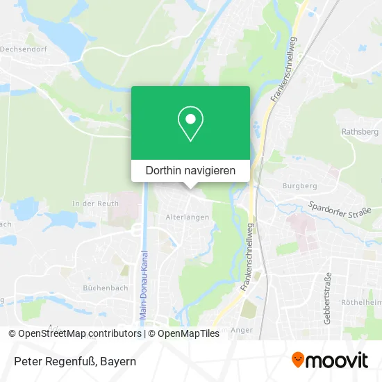 Peter Regenfuß Karte