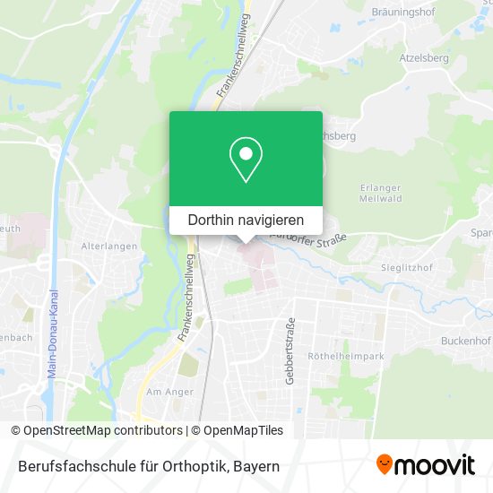 Berufsfachschule für Orthoptik Karte