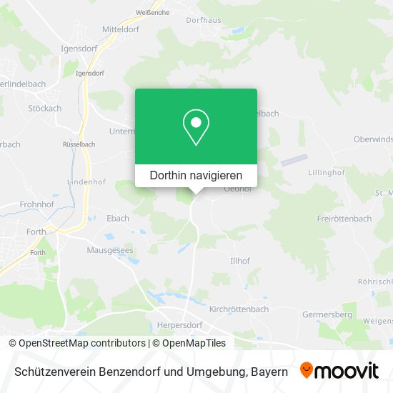 Schützenverein Benzendorf und Umgebung Karte