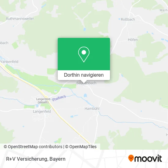 R+V Versicherung Karte