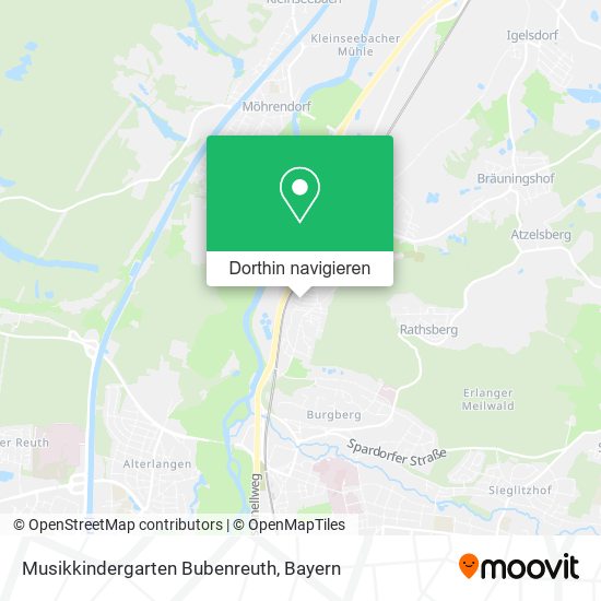 Musikkindergarten Bubenreuth Karte