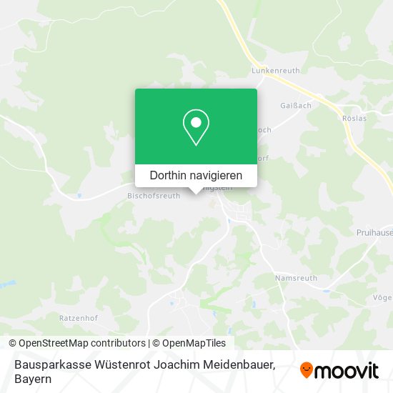 Bausparkasse Wüstenrot Joachim Meidenbauer Karte
