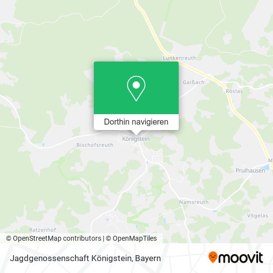 Jagdgenossenschaft Königstein Karte