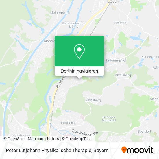 Peter Lütjohann Physikalische Therapie Karte