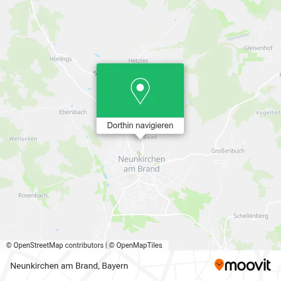 Neunkirchen am Brand Karte
