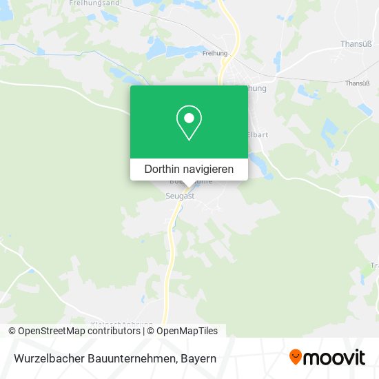 Wurzelbacher Bauunternehmen Karte