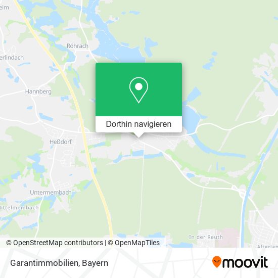 Garantimmobilien Karte