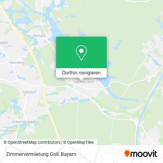 Zimmervermietung Goll Karte