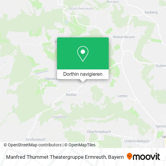 Manfred Thummet Theatergruppe Ermreuth Karte