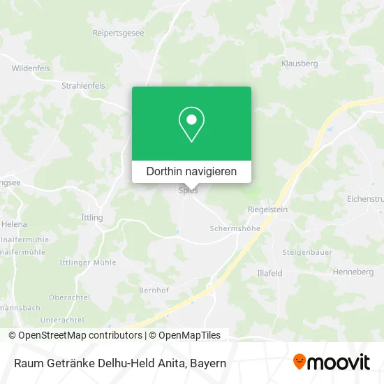 Raum Getränke Delhu-Held Anita Karte