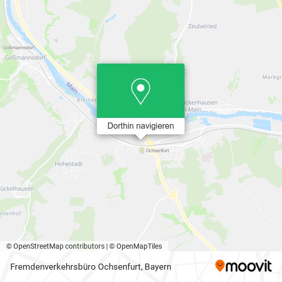 Fremdenverkehrsbüro Ochsenfurt Karte