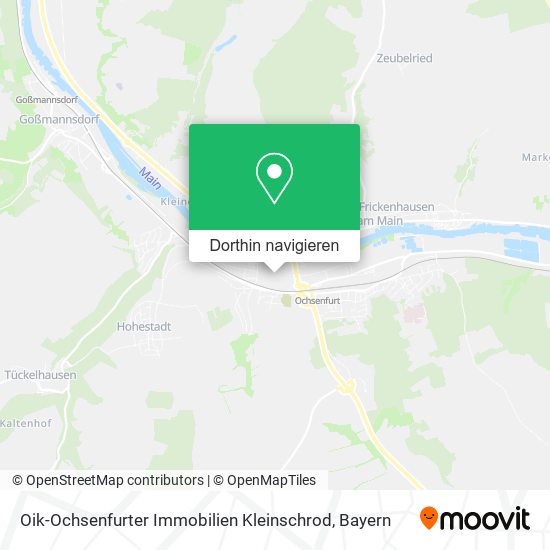 Oik-Ochsenfurter Immobilien Kleinschrod Karte