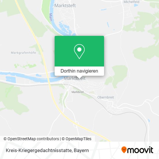 Kreis-Kriegergedachtnisstatte Karte