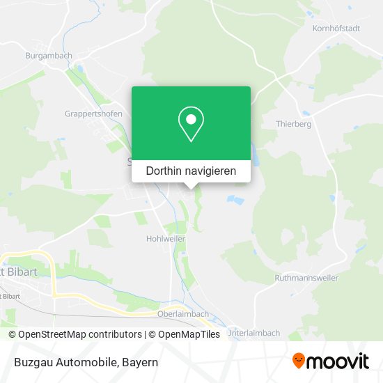 Buzgau Automobile Karte