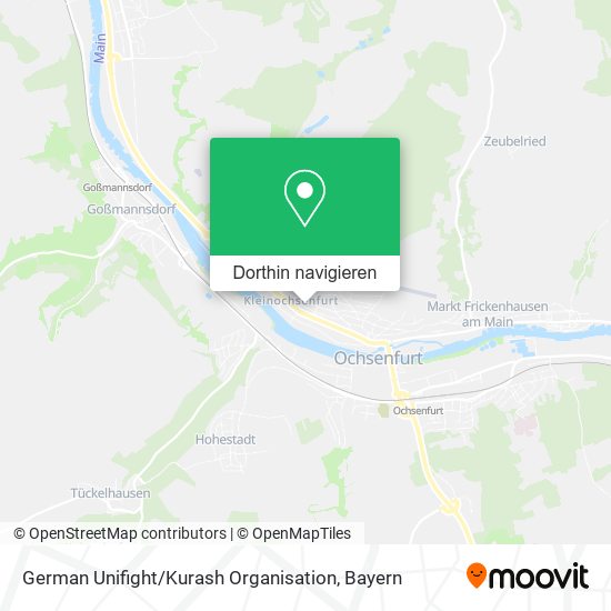 German Unifight / Kurash Organisation Karte