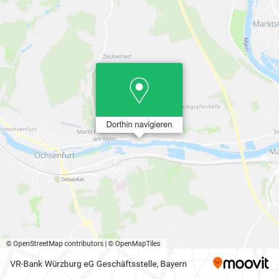 VR-Bank Würzburg eG Geschäftsstelle Karte