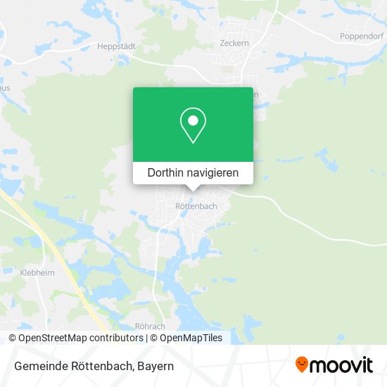 Gemeinde Röttenbach Karte