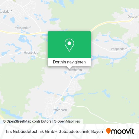 Tss Gebäudetechnik GmbH Gebäudetechnik Karte