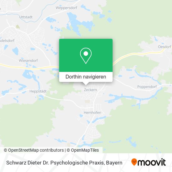 Schwarz Dieter Dr. Psychologische Praxis Karte