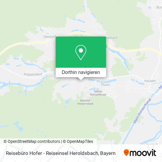 Reisebüro Hofer - Reiseinsel Heroldsbach Karte