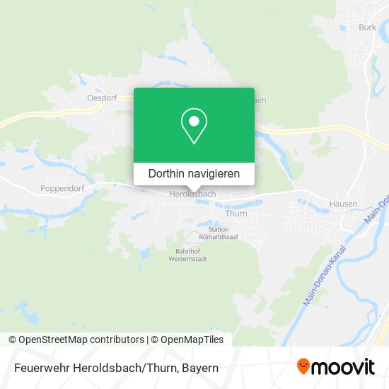 Feuerwehr Heroldsbach/Thurn Karte