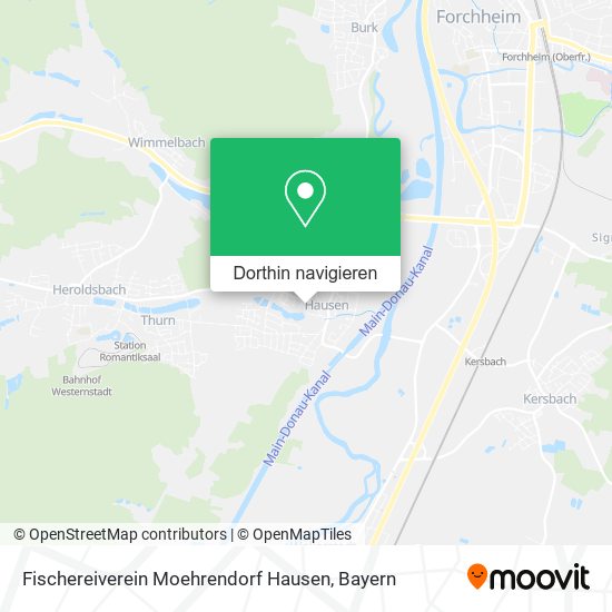 Fischereiverein Moehrendorf Hausen Karte
