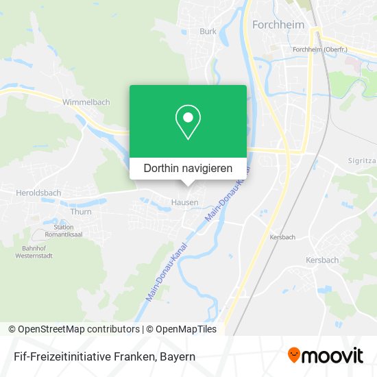 Fif-Freizeitinitiative Franken Karte