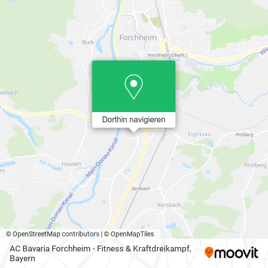 AC Bavaria Forchheim - Fitness & Kraftdreikampf Karte