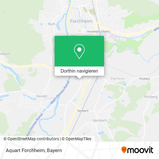 Aquart Forchheim Karte