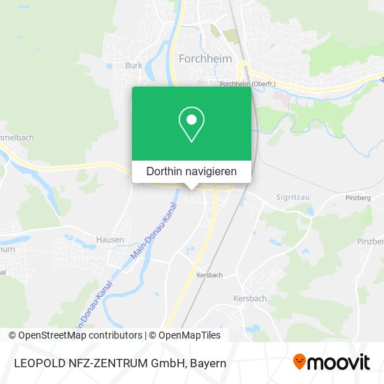 LEOPOLD NFZ-ZENTRUM GmbH Karte