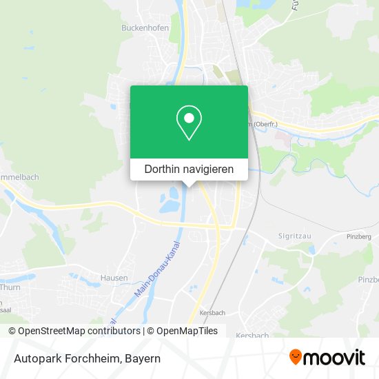 Autopark Forchheim Karte