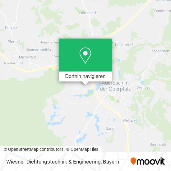 Wiesner Dichtungstechnik & Engineering Karte