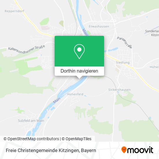 Freie Christengemeinde Kitzingen Karte