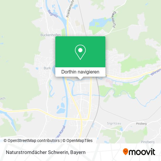 Naturstromdächer Schwerin Karte