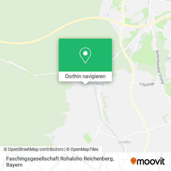 Faschingsgesellschaft Rohaloho Reichenberg Karte