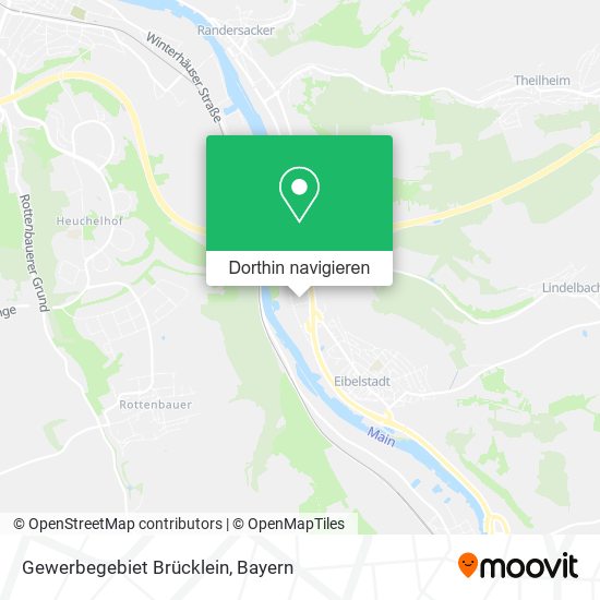 Gewerbegebiet Brücklein Karte