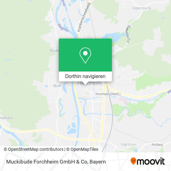 Muckibude Forchheim GmbH & Co Karte