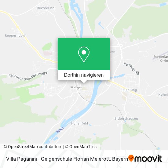 Villa Paganini - Geigenschule Florian Meierott Karte