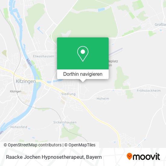 Raacke Jochen Hypnosetherapeut Karte
