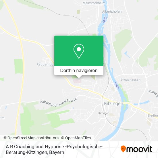 A R Coaching and Hypnose -Psychologische-Beratung-Kitzingen Karte