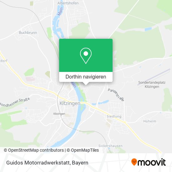 Guidos Motorradwerkstatt Karte