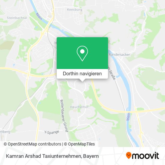 Kamran Arshad Taxiunternehmen Karte