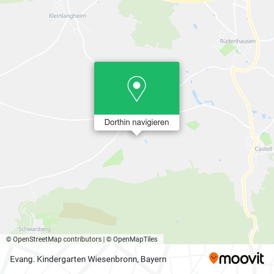 Evang. Kindergarten Wiesenbronn Karte