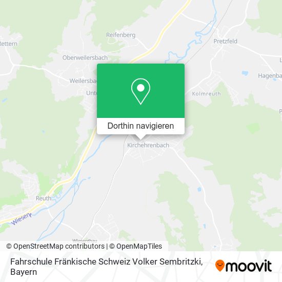 Fahrschule Fränkische Schweiz Volker Sembritzki Karte