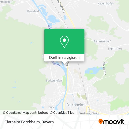Tierheim Forchheim Karte