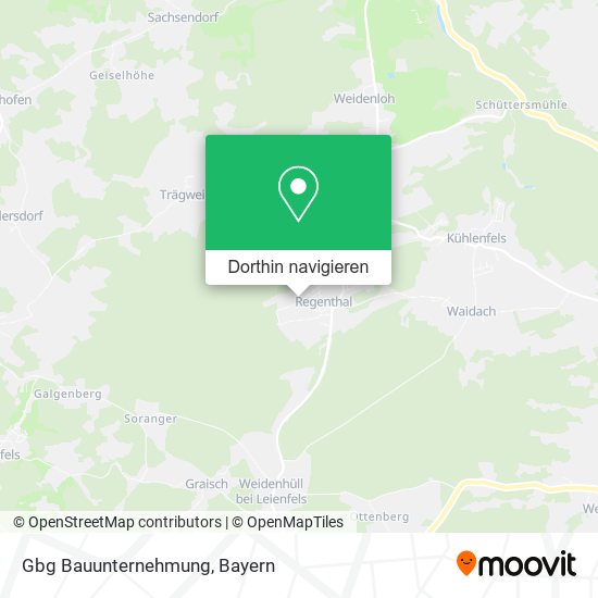 Gbg Bauunternehmung Karte